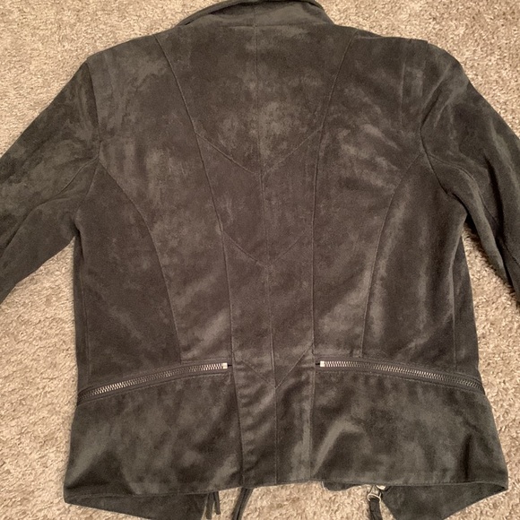 Suede moto jacket - Picture 5 of 5